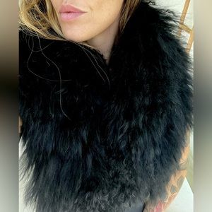 Yves Salomon fur scarf